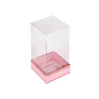 8.8.20 alt pembe üzeri gold yaldızlı üst asetat kutu