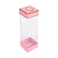 8.8.20 alt üst pembe üzerine gold yaldızlı iç asetat kutu 