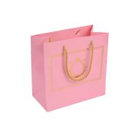 pembe üzerine gold yaldızlı lüx çanta 20.20 ölçüsünde