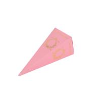 pembe üzerine gümüş yaldızlı külah (25 ad)